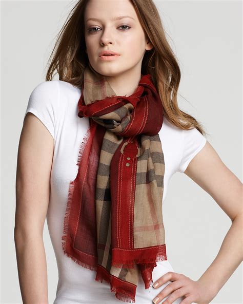 burberry haymarket border scarf|Bloomingdale's.